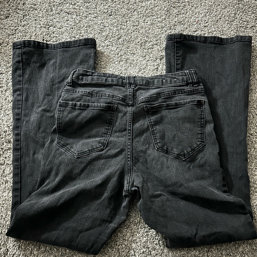Stylish Black Flare Denim Jeans